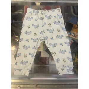 Janie and Jack Soft Blue Knit Safari Pull on Pants 6-12M